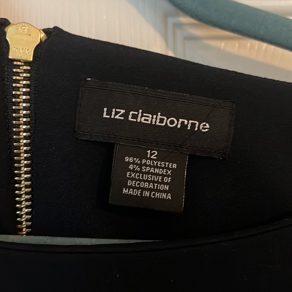 Navy dress 3/4 sleeves - Picture 3 of 4